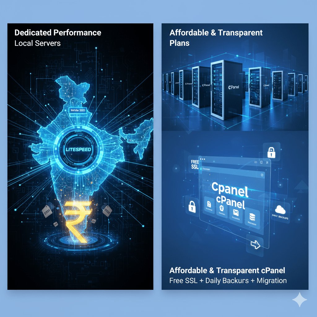 Transparent & Affordable cPanel Plans with Free Value