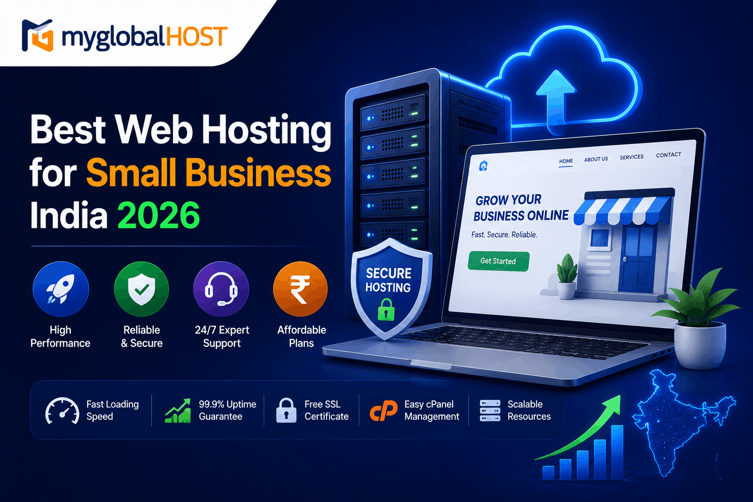 Best Web Hosting for Small Business India 2026