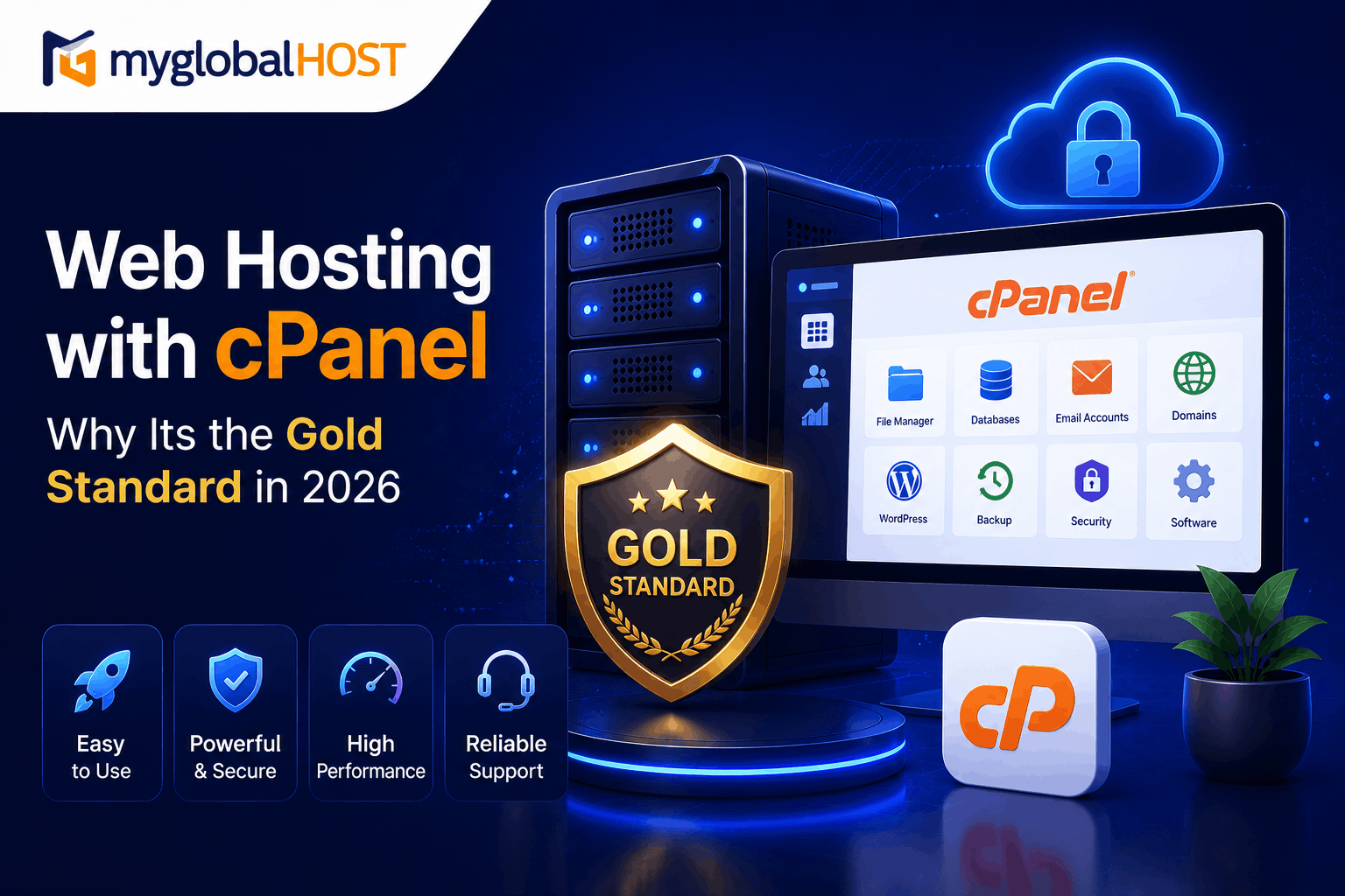 Web Hosting with cPanel & Why Its the Gold Standard in 2026 1 Web Hosting with cPanel | myglobalHOST